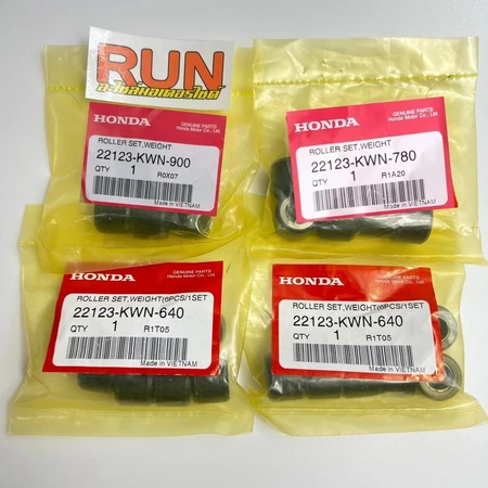 เม็ดตุ้มถ่วงน้ำหนักแท้เบิกศูนย์ฮอนด้า PCX125, PCX150, PCX160, GIORNO, LEAD 4V, Click125i, Click150i ทุกปี PCX2014-2025