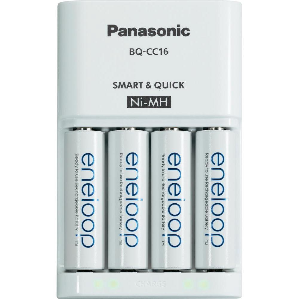 ถ่านชาร์จ Panasonic Eneloop Quick Charger พร้อมแท่นชาร์จ ถ่าน Aa 4