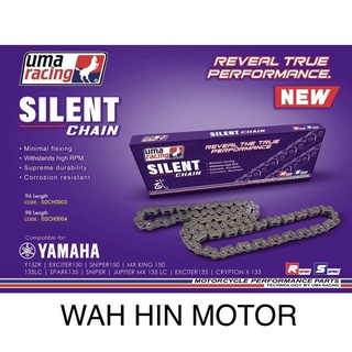 UMA RACING Uma โซ่ไทม์มิ่ง 96L 98L สําหรับแข่งรถ YAMAHA LC135 Y15ZR FZ150 LC 135 Y15 FZ