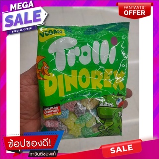 ทรอลลี่ ไดโนเร็กซ์ ขนมเคี้ยวหนึบรสเปรี้ยวกลิ่นผลไม้รวม 90 ก. แพ็ก3 Trolley Dinorex Fruity Sour Chewy Snack 90 g. Pack 3