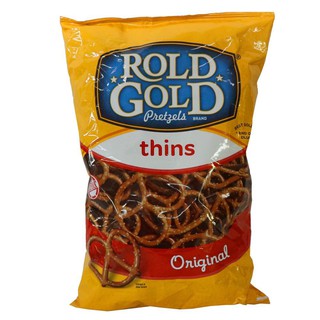 Rold Gold Classic Pretzel Thins 283g โรลด์โกลด์คลาสสิคเพรทเซลทินส์ 283 กรัม