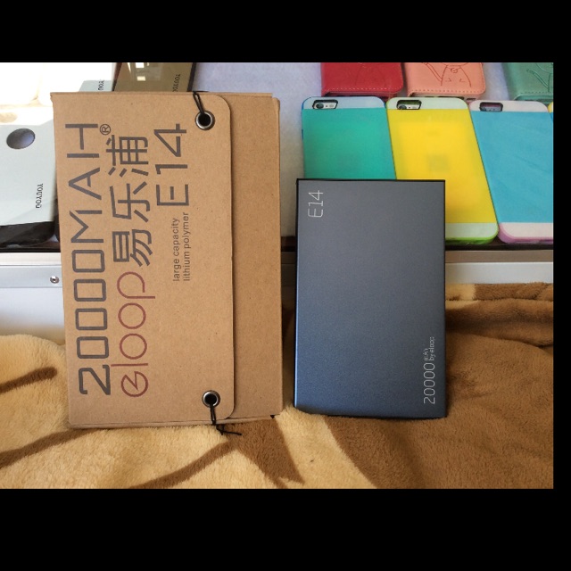 🔥ส่งฟรี🔥 พาวเวอร์แบงค์ Eloop E14 20,000 mAh แท้ มีโค้ดส่วนลดด้วยนะคะ ตามรูปเลยจ้า