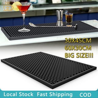 สินค้าพร้อมส่ง ✔ Bar Mat  แผ่นยางกันลื่น  แผ่นยางรองกันลื่น เหมาะสำหรับบาร์ ร้านกาแฟ