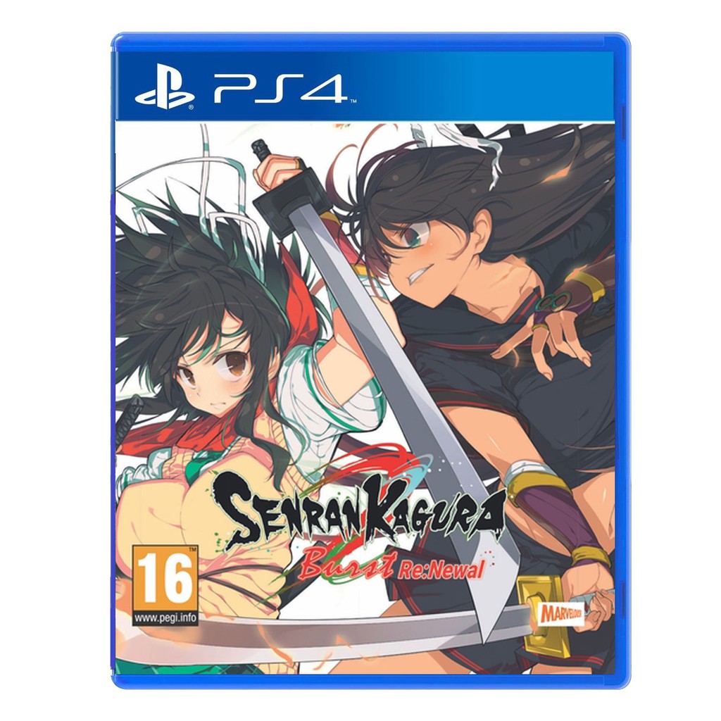 Playstation: Senran Kagura Burst Re:Newal ( US Z1 ) At eh Seams Limited Edition แผ่นเกม PS4