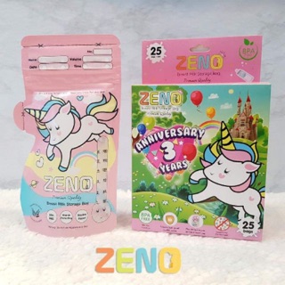 ถุงเก็บน้ำนมแม่ Zeno ลายยูนิคอร์น 6oz / ลายบ็อคบ็อค 10oz