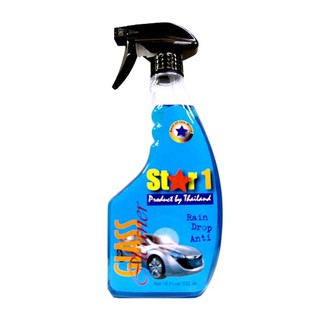 Car care solution GLASS CLEANER STAR 1 532ML Car accessories Hardware hand tools น้ำยาดูแลรถยนต์ สเปรย์ทำความสะอาดกระจก