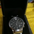 reviewEMPORIO ARMANI นาฬิกาข้อมือผู้ชาย รุ่น AR2434 Classic Chronograph Black Dial SteelSilver comment 4