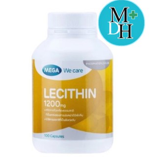 MEGA LECITHIN 1200 MG. 100 TAB  เมกก้า วี แคร์ เลซิติน 1200 มิลลิกรัม (09438)