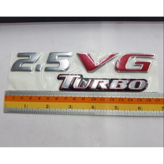 Sticker 2.5 V.G Turbo ของรถ Mitsubishi