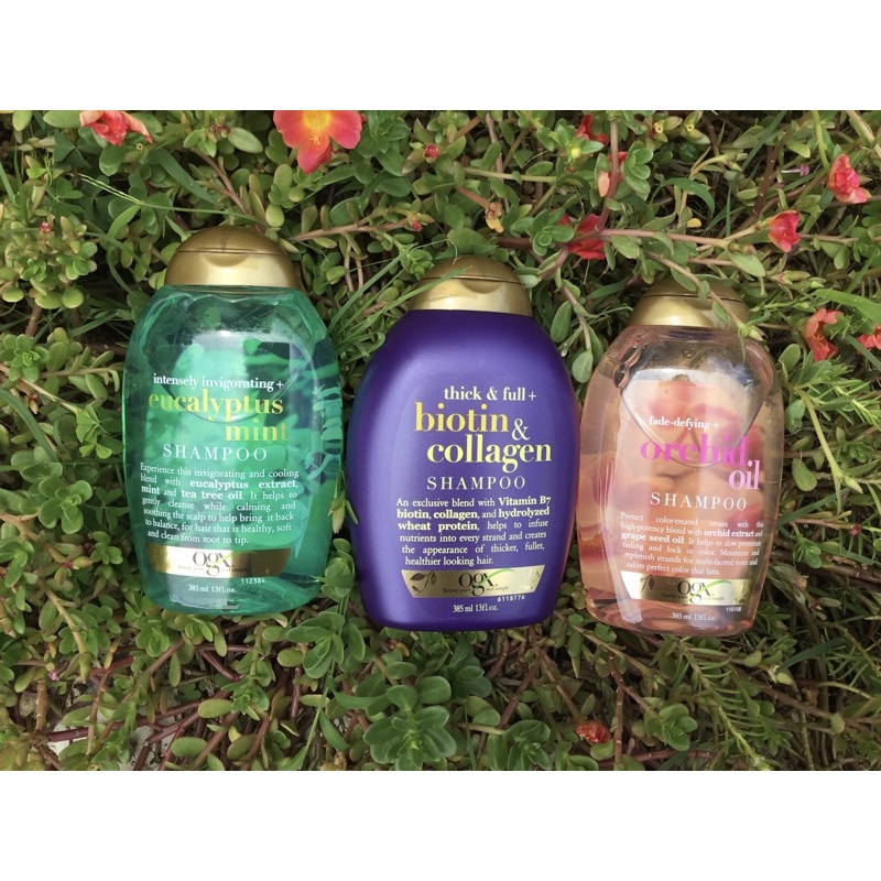 OGX แชมพู/ครีมนวดผม ปราศจากสารซัลเฟต 385 ml