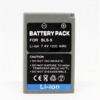 For Olympus แบตเตอรี่กล้อง รุ่น BLS-5 / PS-BLS5 Replacement Battery for Olympus