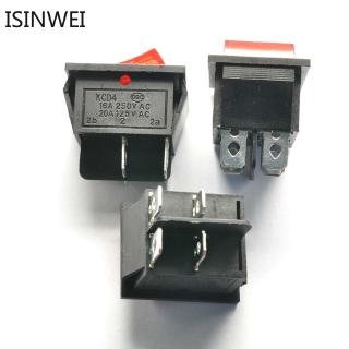 สวิทช์On / Off Rocher Kcd 4-201 4 Pin 16 A / 250 V 20 A / 125 V 10ชิ้น