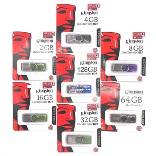 แฟลชไดร์ฟ 2GB 4GB 8GB 16GB 32GB 64GB 128GB Kingston Portable Metal DT101 G2 USB Flash Drive