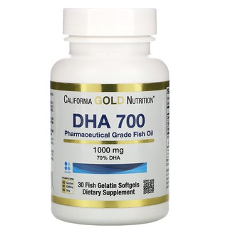 พร้อมส่ง!!! Omega-3,  DHA 700 California Gold Nutrition น้ำมันปลา