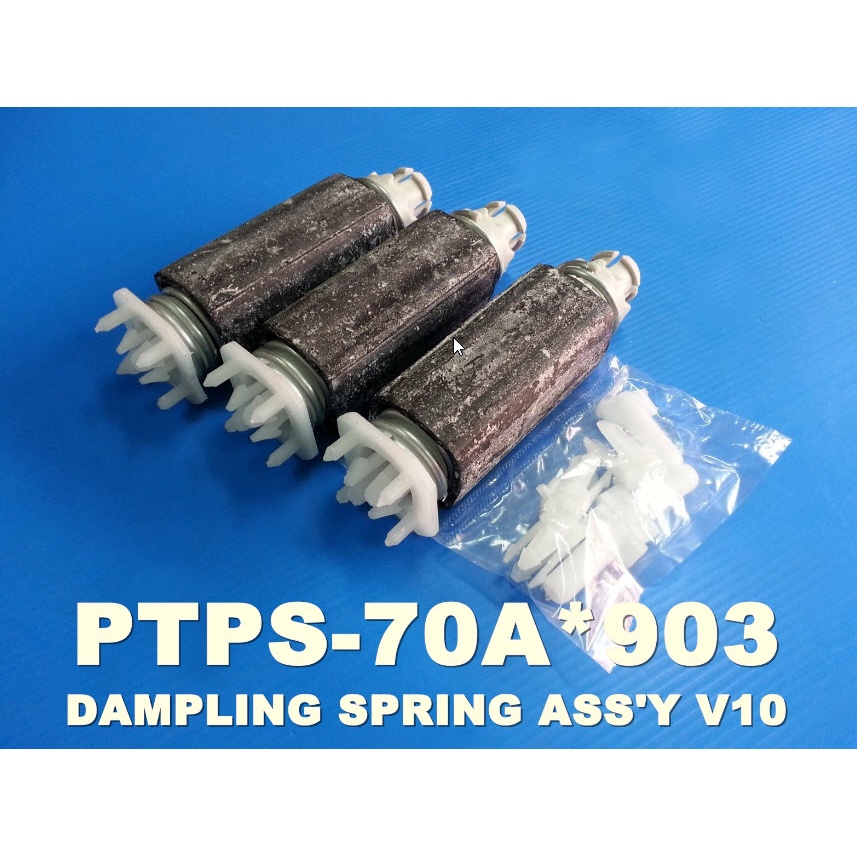 ขายึดมอเตอร์ปั่นแห้งเครื่องซักผ้าฮิตาชิ (DAMPLING SPRING ASS'Y V10) HITACHI อะไหล่แท้ /PTPS-70A*903 (1 ชุดมี 3 ตัว)