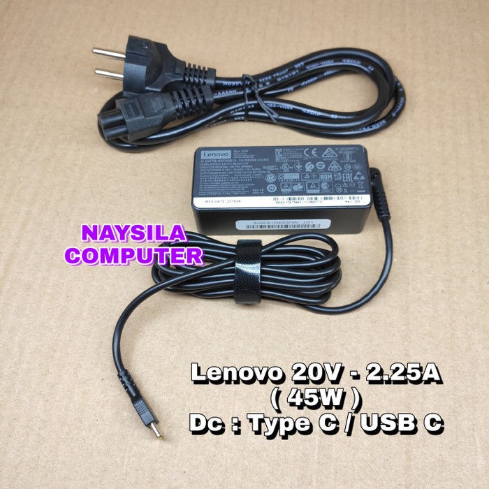 อะแดปเตอร์ชาร์จ L3NOVO ThinkPad T580 T580s E480 E580 L480 L580 Type C