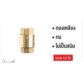 เช็ควาล์ว สปริง  1/2 นิ้ว DOUBLE-LIN