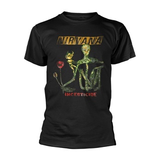 เสื้อยืดโอเวอร์ไซส์รายละเอียดเกี่ยวกับ REFORMANT INCESTICIDE (สีดํา) โดย NIRVANA เสื้อยืดS-3XL