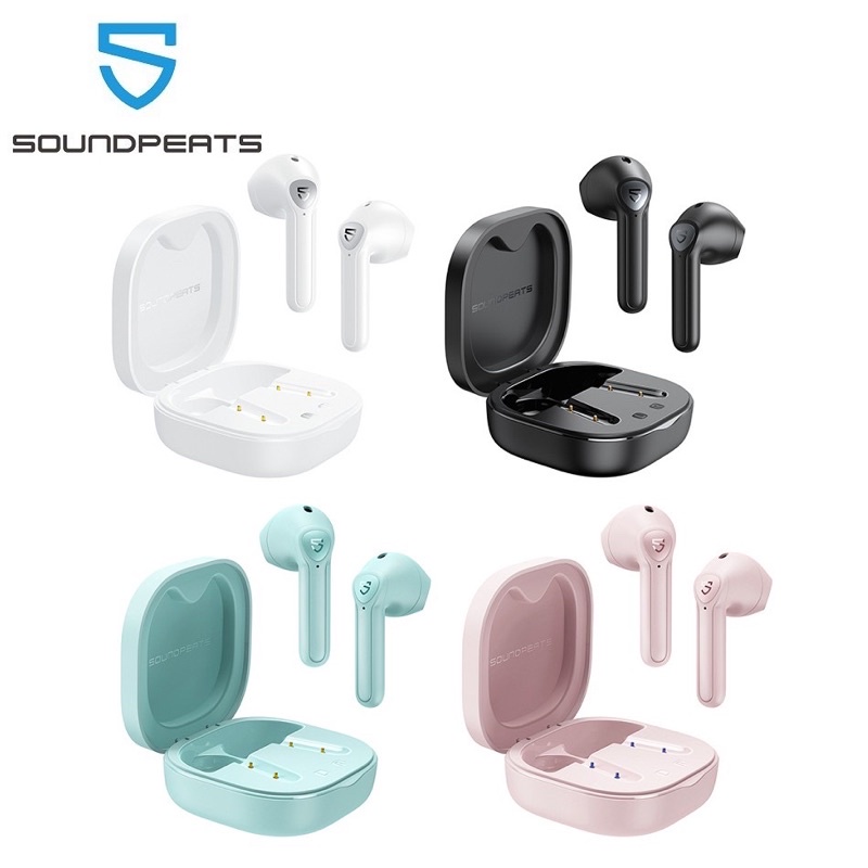 SoundPEATS TrueAir2 หูฟังไร้สาย True Wireless Earbuds สีขาว/ดำ