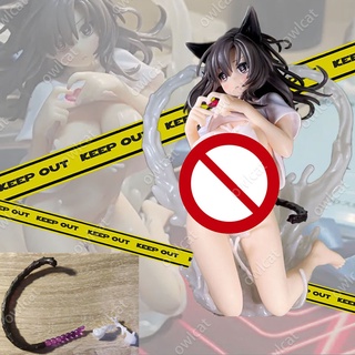 โมเดล Pure X Shiko X Milk Catgirl Nao Yasuna (F.W.A.T Ver.) 18cm 1/6 Cat Girl Giuniu Manga Character Figure Packed in Box Illustration Model Yasunao ตัวละครมังงะสาวแมว Native