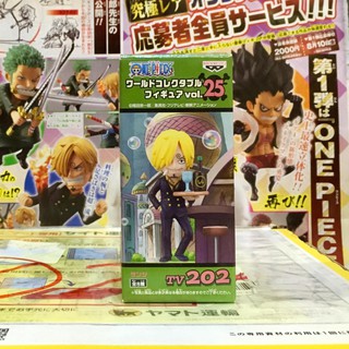 🔥 WCF one piece วันพีซ Sanji ซันจิ Vol.25 Tv 202 🔥 ของแท้ ญี่ปุ่น💯