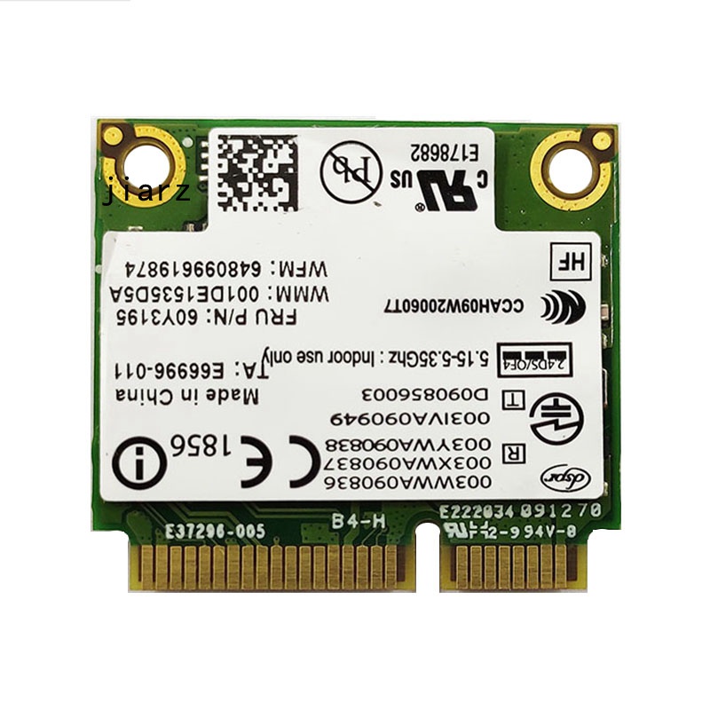 Lenovo G470 G570 Z470 Z370 Z570 V460V470 E420 การ์ดเครือข่ายไร้สาย 6250AN 5G