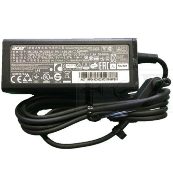 อะแดปเตอร์แล็ปท็อป Acer 19v 2.37a (5.5*1.7mm) 45w, Pa-1450-26, Es1-512, A13, Es1-711, S5, V3-371, E5