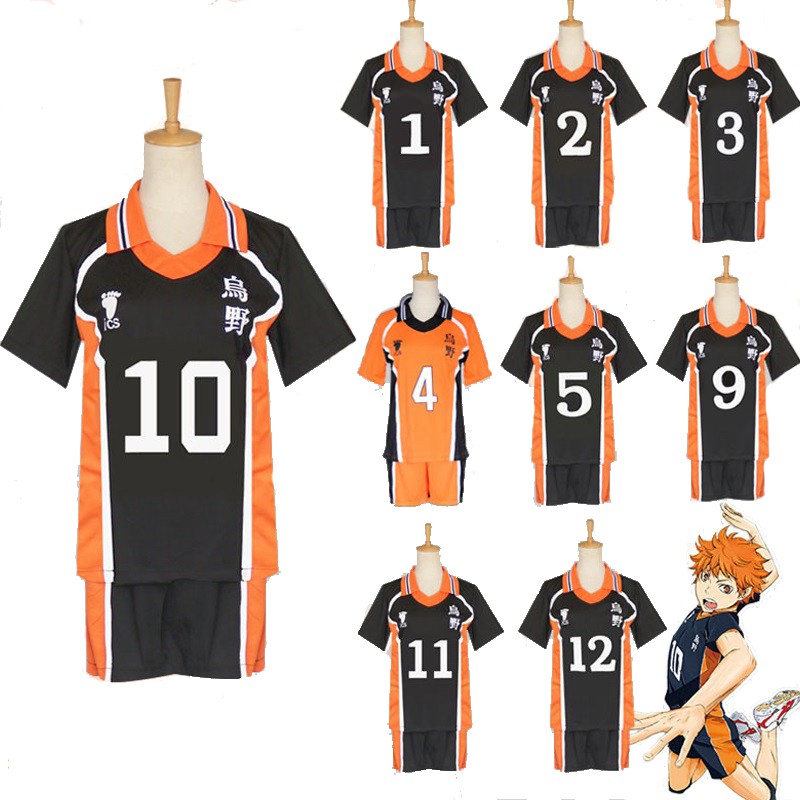 Anime Haikyuu Cosplay Costume Karasuno High School Volleyball Club