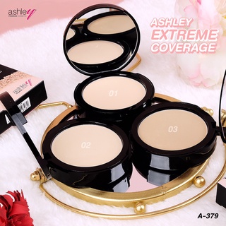 Ashley Extreme Coverage แป้งผสมรองพื้น A379