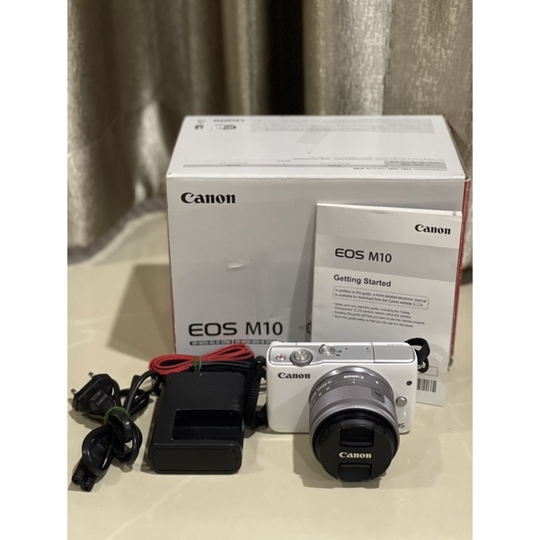 กล้อง Canon M10 lens 15-45 พร้อมอุปกรณ์ wifi เซลฟี่ได้ค่ะ อปกศ ...