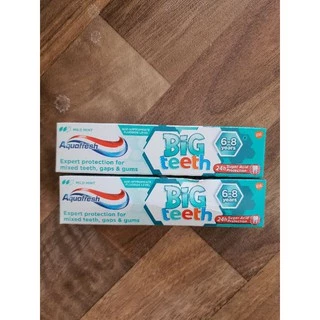 Aquafresh ยาสีฟันสำหรับเด็ก ป้องกันฟันผุ ยี่ห้อดังจากอังกฤษ 50ml. (ราคาต่อ 1 หลอดนะคะ)