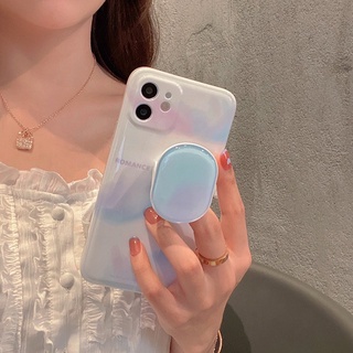 พร้อมส่งในไทย🍑 เคสโทรศัพท์ เคส เคสมือถือ เคส TPU ไอริงวงรีม่วงฟ้า TPU-S1200