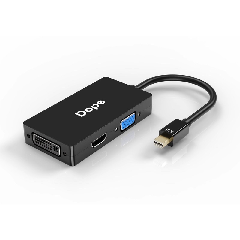 Dope DP-7823 Mini DisplayPort to HDMI DVI VGA Adapter #8