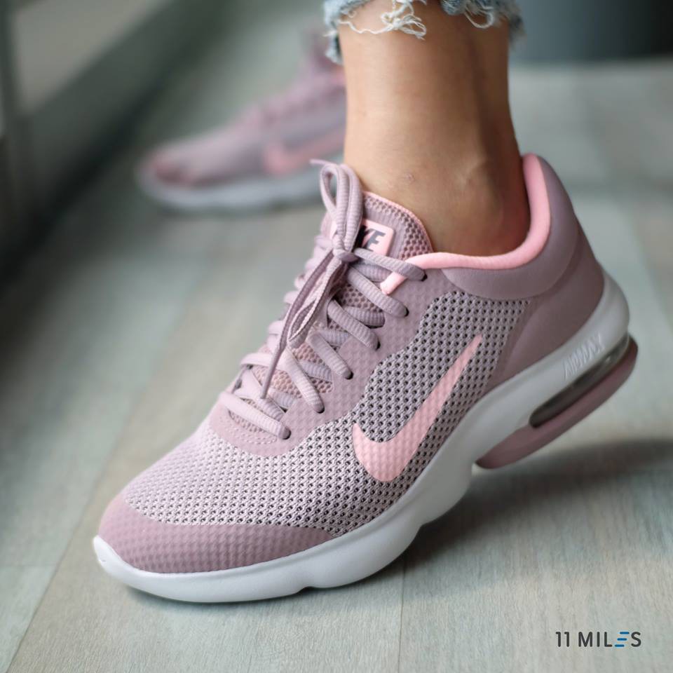 สีชมพู !!!! Nike ของแท้ พร้อมส่ง WMNS AIR รุ่น MAX รองเท้าผ้าใบ ADVANTAGE