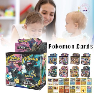 Classic Pokemon Cards English Edition Paper Card Interesting Board Game for Parties Camping Gathering