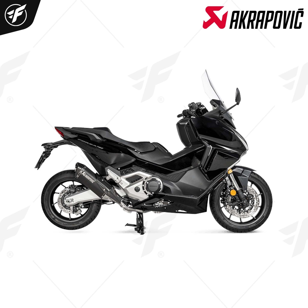 ท่อสูตร/ท่อแต่ง/ท่อไอเสีย Akrapovic Slip on Black Limited : for Honda Forza750 2021-2022