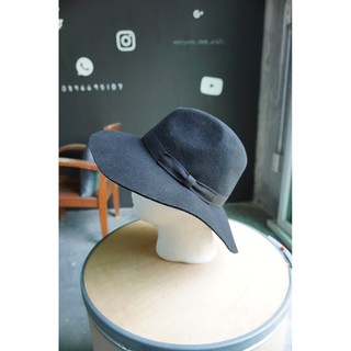 หมวกปีกกว้าง Floppy Hat   สีดำ แบรนด์ UNIQLO ขนาด 57 ซม ของใหม่ สินค้าจากญี่ปุ่น