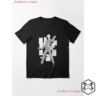 2022 Spy X Family Loid Funny Essential T-Shirt เสื้อยืดพิมพ์ลาย เสื้อยืดธีมการ์ตูน คอกลม cotton ความนิยม Unisex