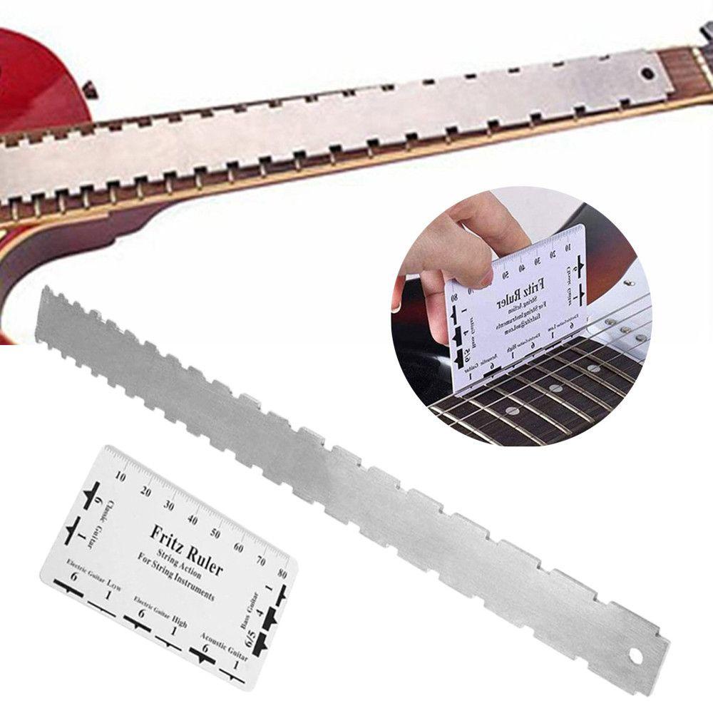 KEYOOL เครื่องวัดคอกีตาร์ Leveling อุปกรณ์กีตาร์ไฟฟ้าหยักด้วย String Action ไม้บรรทัดสําหรับ Gibson สําหรับ Fender ราคา ถูกที่สุด ดีลบีเคเค แกลเลอรีภาพที่ 6