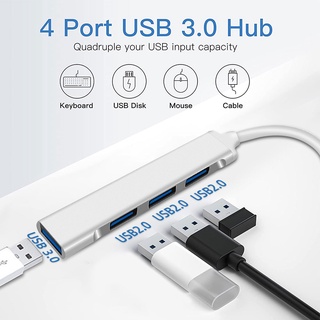 อะแดปเตอร์ฮับ Type c USB 3.0 4 พอร์ต OTG Type-c สําหรับสี่ USB 3.0 Hub สําหรับ PC แล็ปท็อป