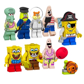 ฟิกเกอร์ SpongeBob Seastar Octopus ขนาดเล็ก ของเล่นสําหรับเด็ก