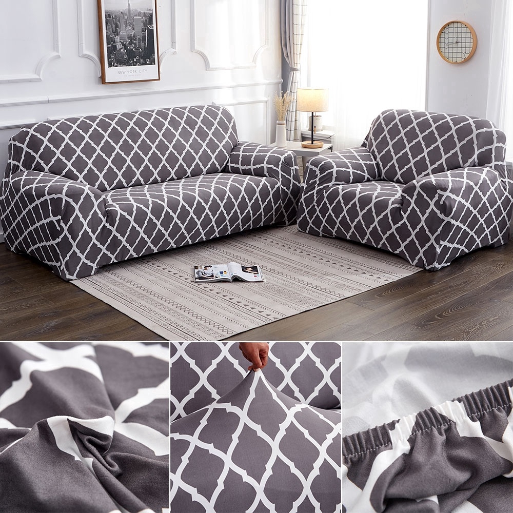 1 2 3 4 Seaters Elastic Sofa Covers Retro Recliner Sofa Cover Soft