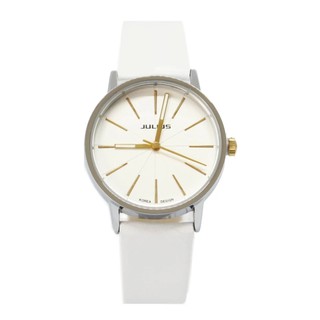 Julius นาฬิกาข้อมือผู้หญิง สายหนัง รุ่น JA-387-white +