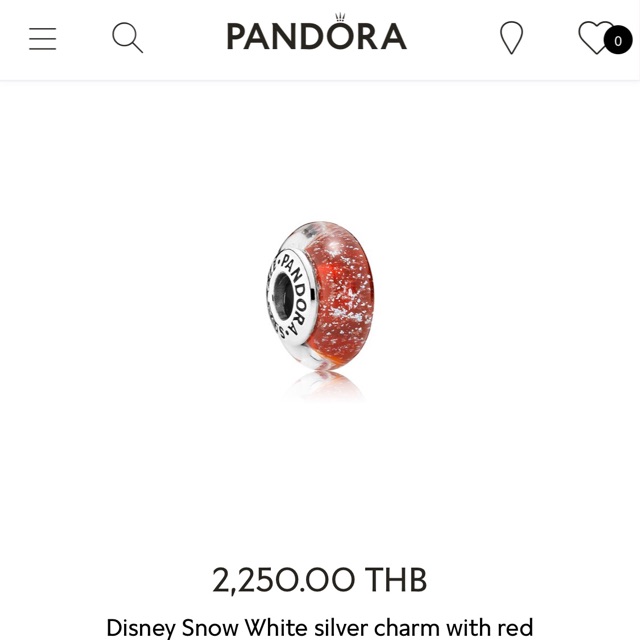 Pandora มูราโน่ Snow White ของใหม่ แท้100%