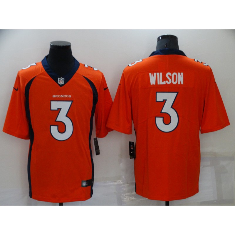 Nfl Denver Broncos 3 Wilson 18 Manning 7 Elway เสื้อฟุตบอลเสื้อรักบี้