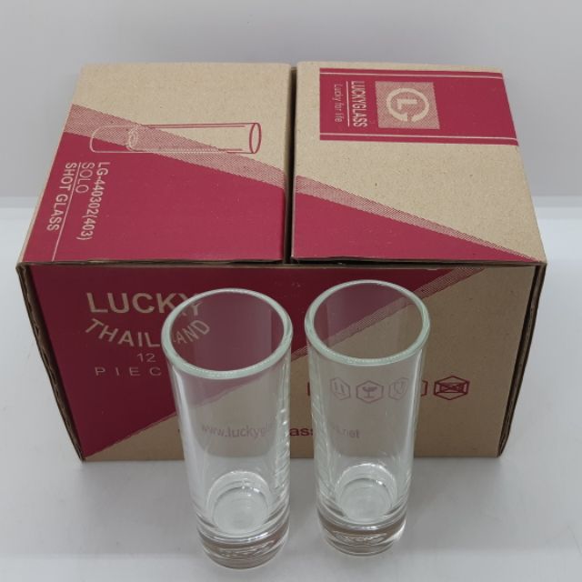 [แพ็ค12ใบ] แก้วเป็ก แก้วSHOT แก้วSOLO SHOT LG-440302(403) บรรจุ12ใบ