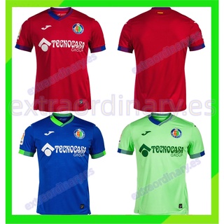 เสื้อกีฬาแขนสั้น ลายทีมชาติฟุตบอล Getafe Home 22 23 Away สีแดง สีฟ้า สําหรับผู้ชาย 2022 2023