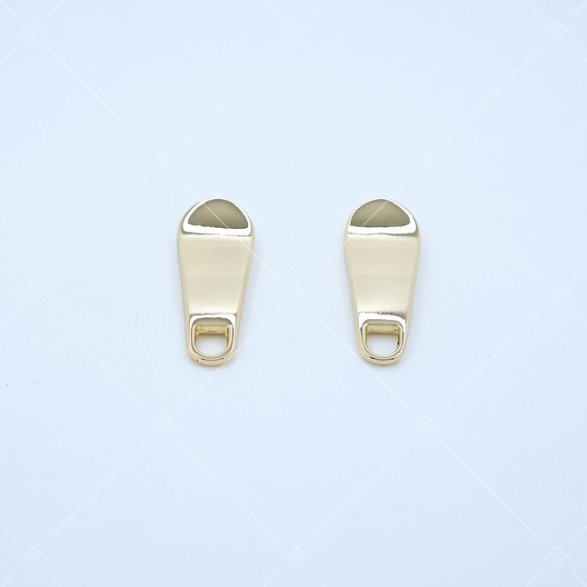 ปลีก/ส่ง (5ชิ้น) หางซิป งานซิ้ง ชุบเกรดA ไม่ลอก ไม่ดำ (ZP2167) - รูปที่ 2