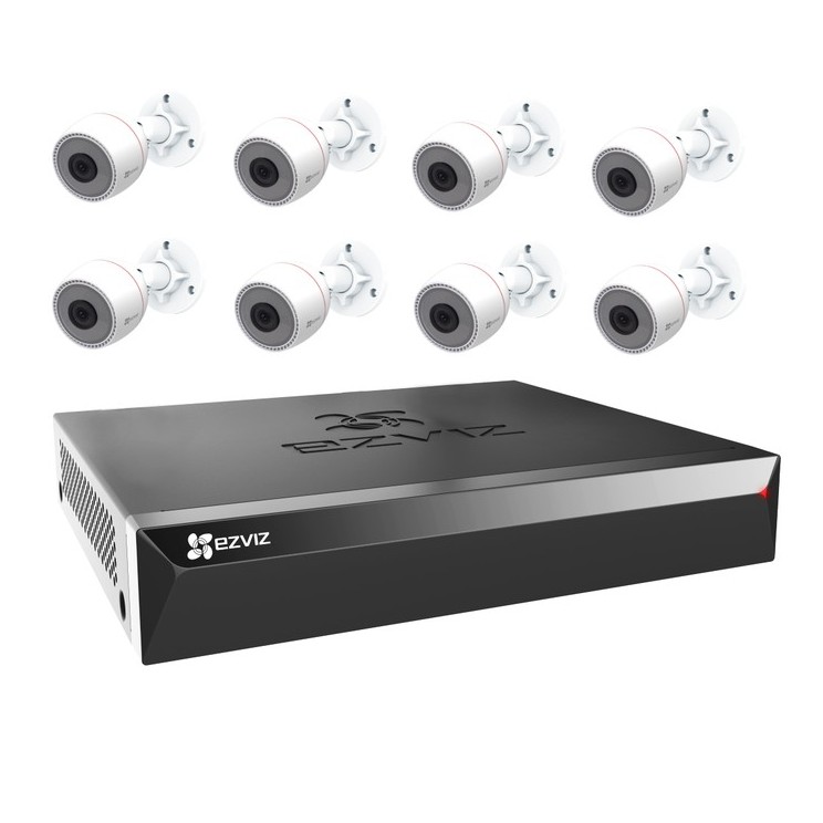 ⚡️เครื่องบันทึกไร้สาย⚡️ EZVIZ X5S Wireless NVR with HDMI & VGA Outputs ติดตั้งเองได้ รองรับต่อกล้อง WIFI สูงสุด 8 ตัว
