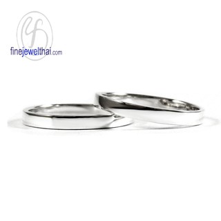 Finejewelthai แหวนคู่-แหวนทองคำขาว-แหวนหมั้น-แหวนแต่งงาน-Couple-Wedding-Ring - RC100500